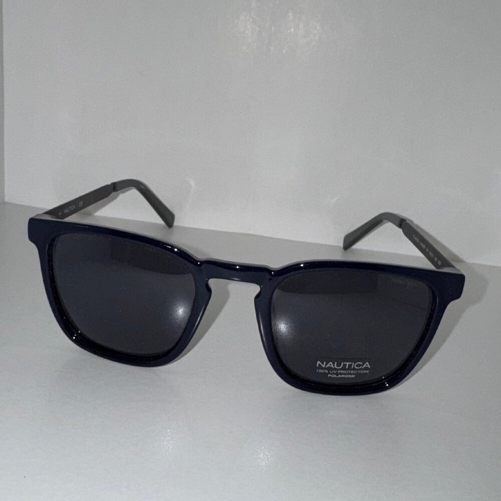 Nautica Men’s Polarized Sunglasses N36342SP-410 in Navy